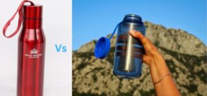 tumbler vs. water bottle